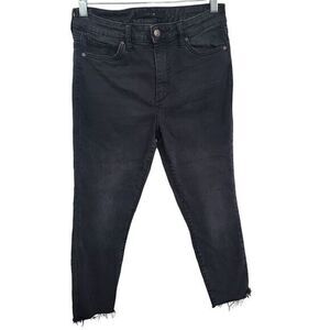 Joe's Black Denim Jeans Skinny Raw Hem Classic Five Pocket Size‎ 28 Grunge Basic